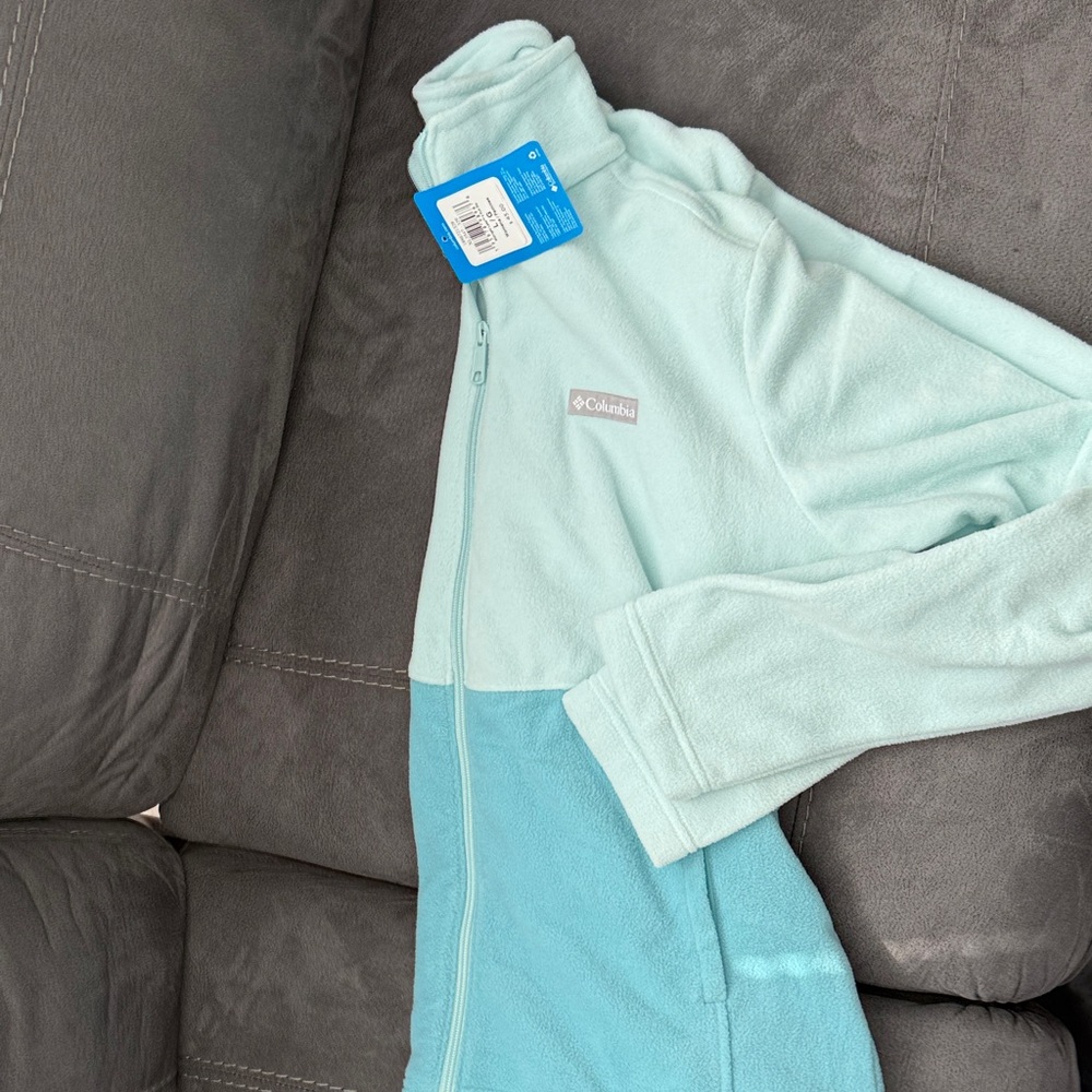 Columbia Two-Tone Blue Fleece Jacket